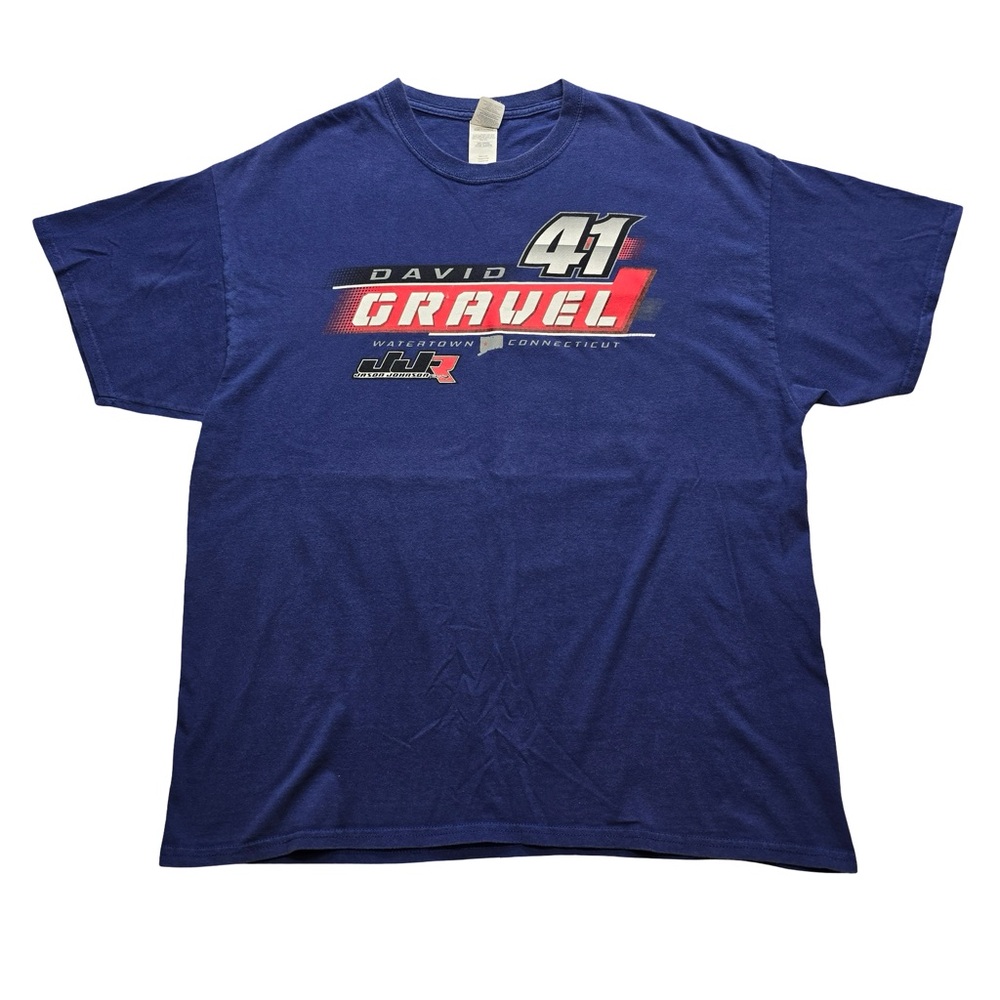 David Gravel 41 Sprint Car Racing Tee Blue XL